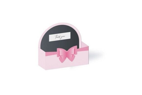 Arched Tray Favour Box with a Ribbon Bow – A 3D SVG Gift Box That Elevates Packaging and Branding Projects