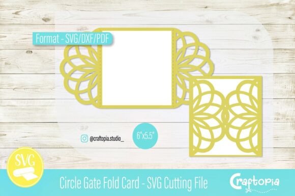 Evaluating the Circle Gate Fold Card – SVG Cutting File for Real Embroidery Projects