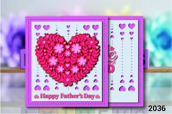 Father’s Day 3D SVG Card Design Review for Real Client Projects