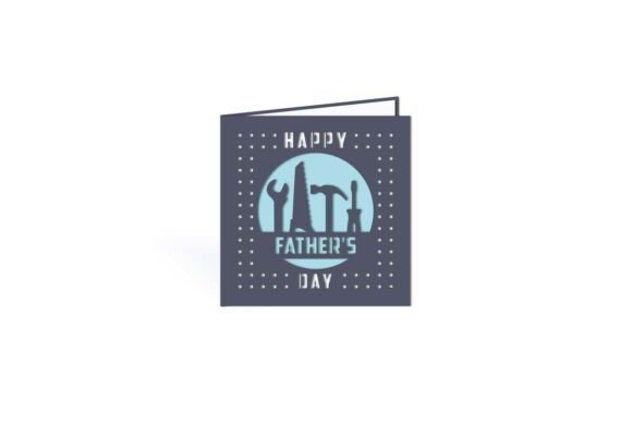 Father’s Day 3D SVG Cut-Out Card for Greeting Card Projects