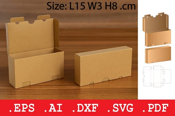 Folding Product Box with Secure Locking: A 3D SVG Design for Editorial and Web Publishing