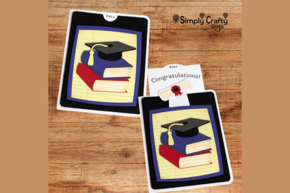 Graduation Double Slider Card SVG: A 3D Design for Celebratory Editorial Content