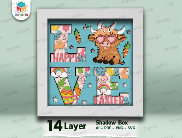 LOVE Happy Easter Shadow Box SVG: A Designer’s Real-World Embroidery Review
