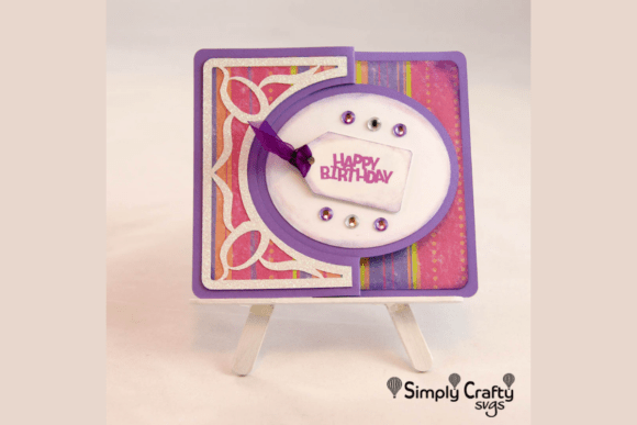 Oval Swing Card SVG