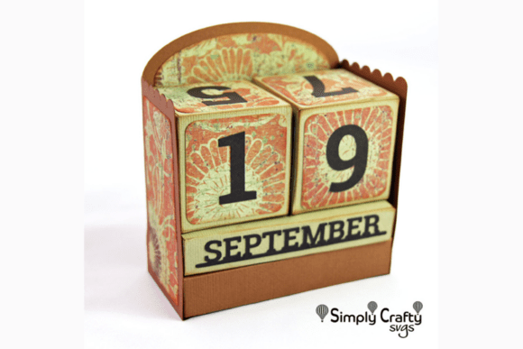 Perpetual Calendar 3D SVG: Festive Branding for Year-Round Appeal