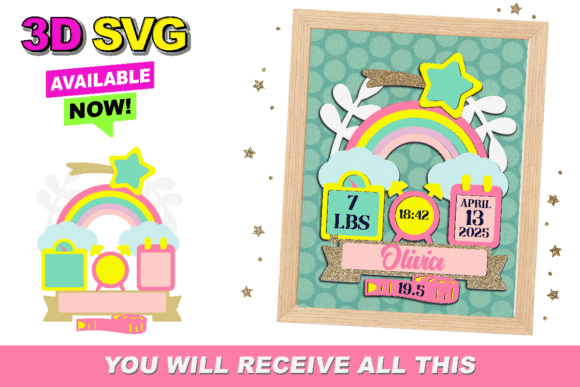 Rainbow Birth Stats Announcement Signs: A Designer’s Real-World Review