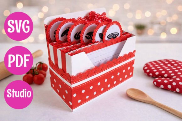 Recipe Holder Storage Box – A 3D SVG for Home Décor Sellers