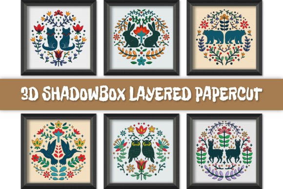 Reviewing Folk Art Scandinavian Shadow Box BUNDLES for Branding and Marketing