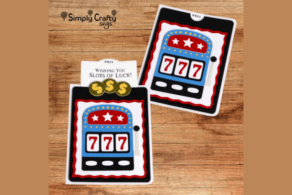 Slots Double Slider Card SVG: A 3D Birthday Design with Real Client Potential